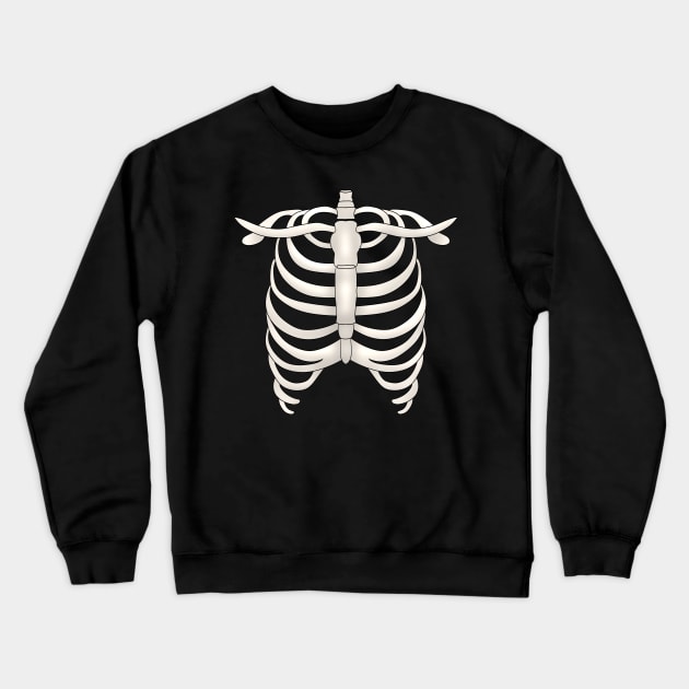 Ribcage Crewneck Sweatshirt by TheQueerPotato